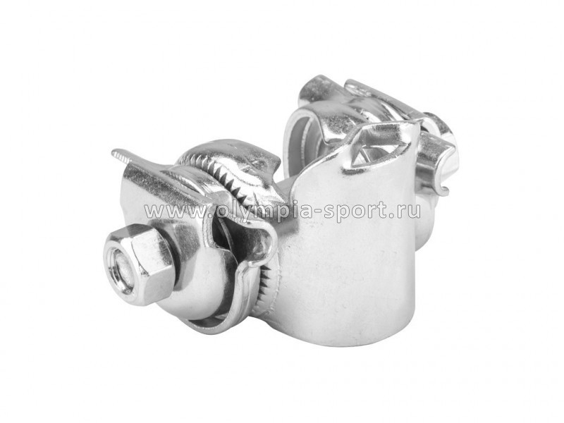 Замок седла диам. крепл. 22 мм, стальной, серебристый
