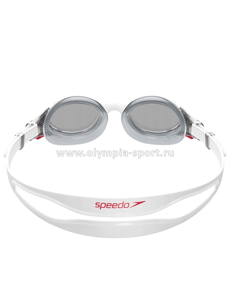 Очки для плавания SPEEDO Biofuse 2.0, дымчатые линзы, белая оправа