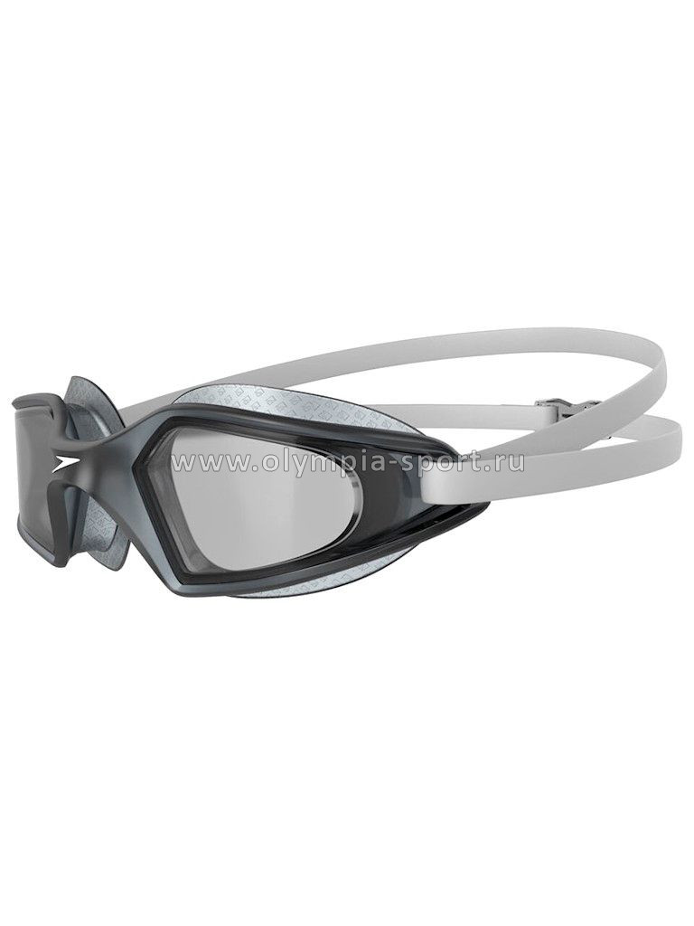 Очки для плавания SPEEDO Hydropulse, дымчатые линзы, черная оправа