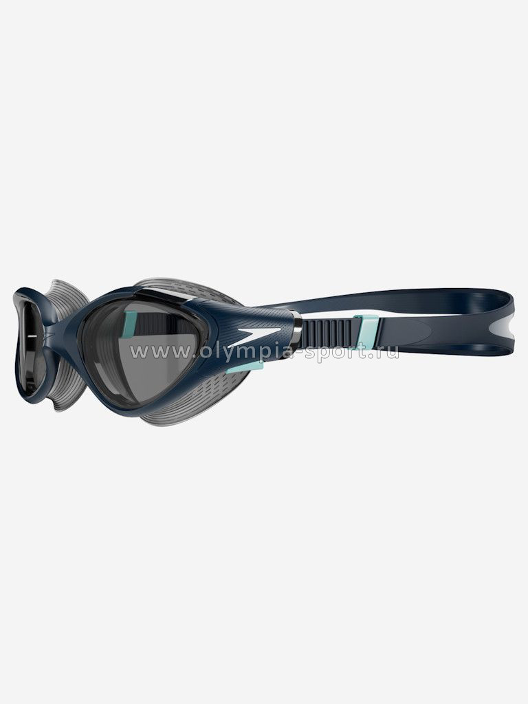 Очки для плавания SPEEDO Biofuse 2.0, дымчатые линзы, т-синяя оправа