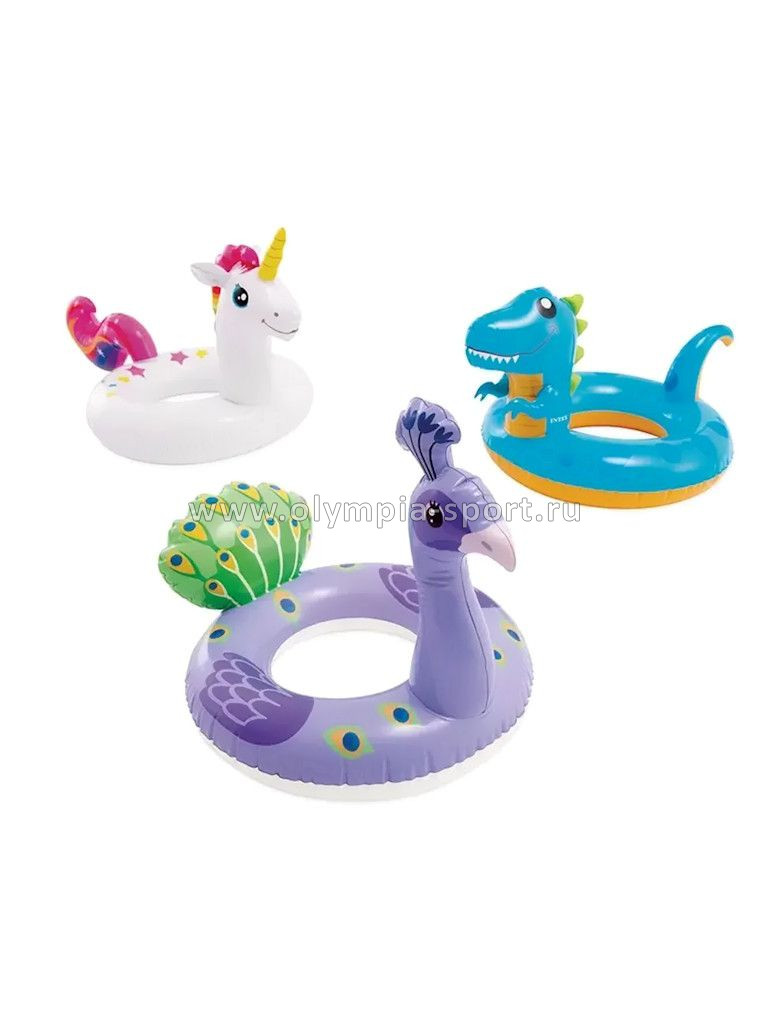 Круг для плавания Intex 59221 Большое чудо надувной, 3-6 лет