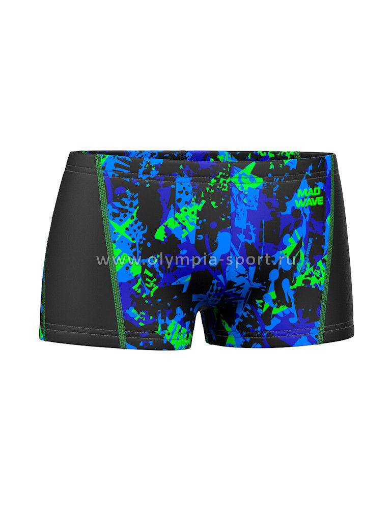 Плавки-шорты Mad Wave Splash Anti-Chlor C0 Blue