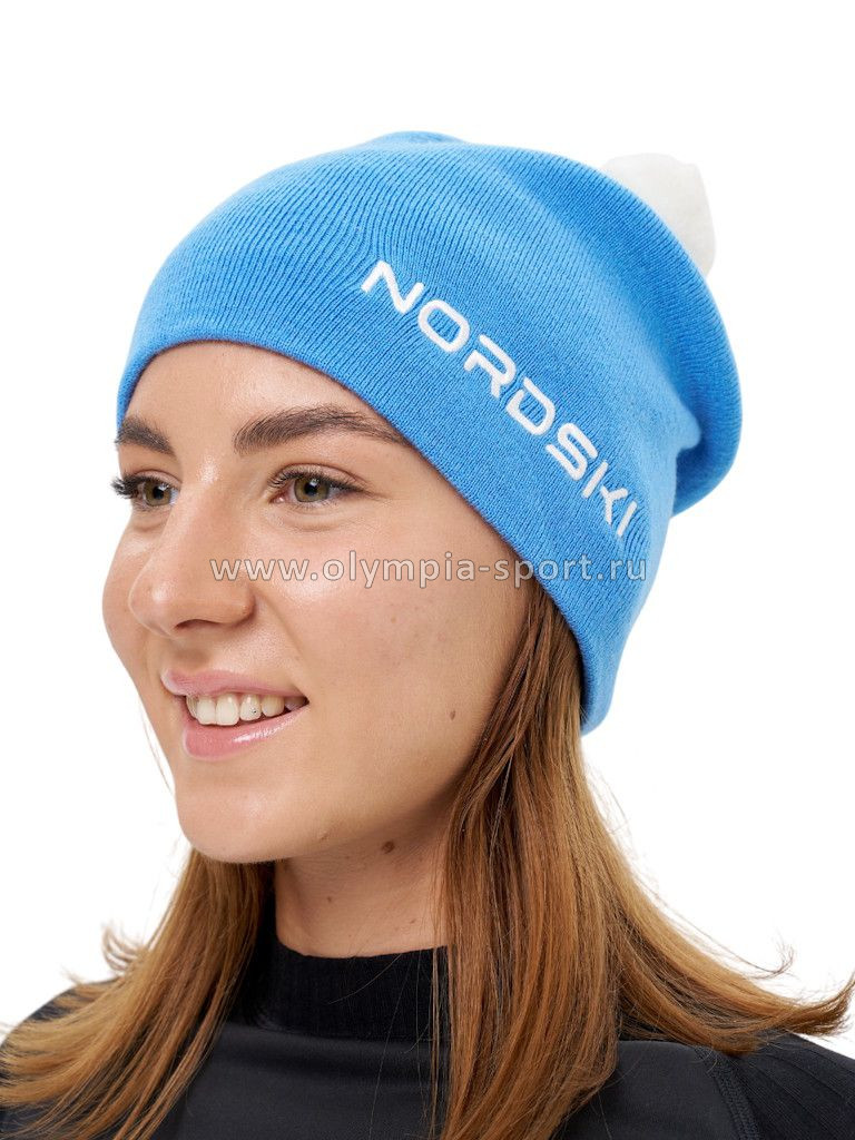 Шапка Nordski Embroidery Light Blue NSV740790 OS