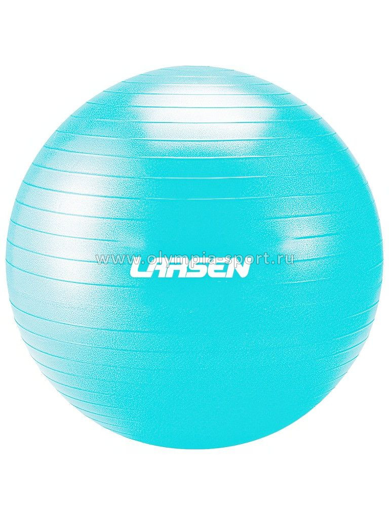 Мяч гимнастический с насосом Larsen HG-1 бирюзовый 55см