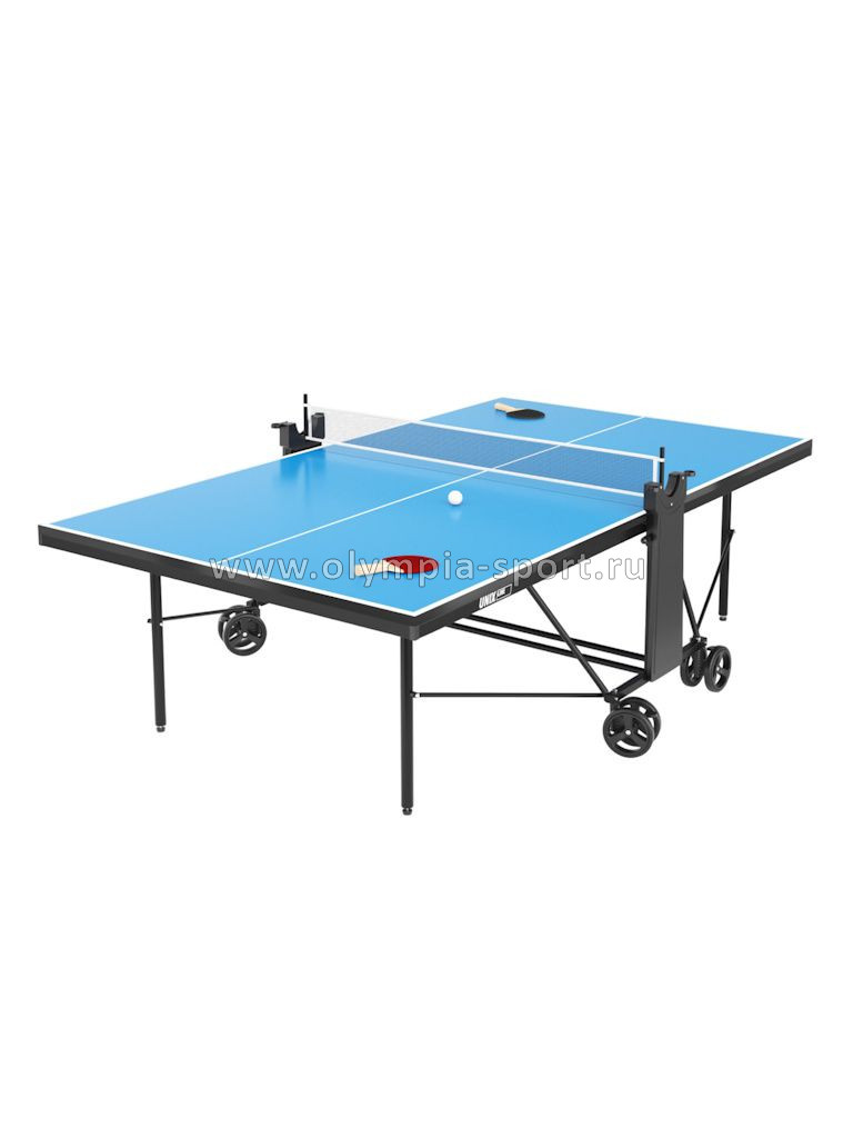 Стол теннисный UNIX Line Compact indoor 18mm MDF (Blue)