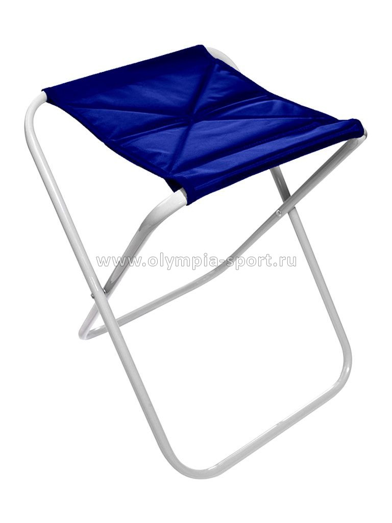 Стул туристический стальной (ножки замкнутые) 33х25см, выс.33см