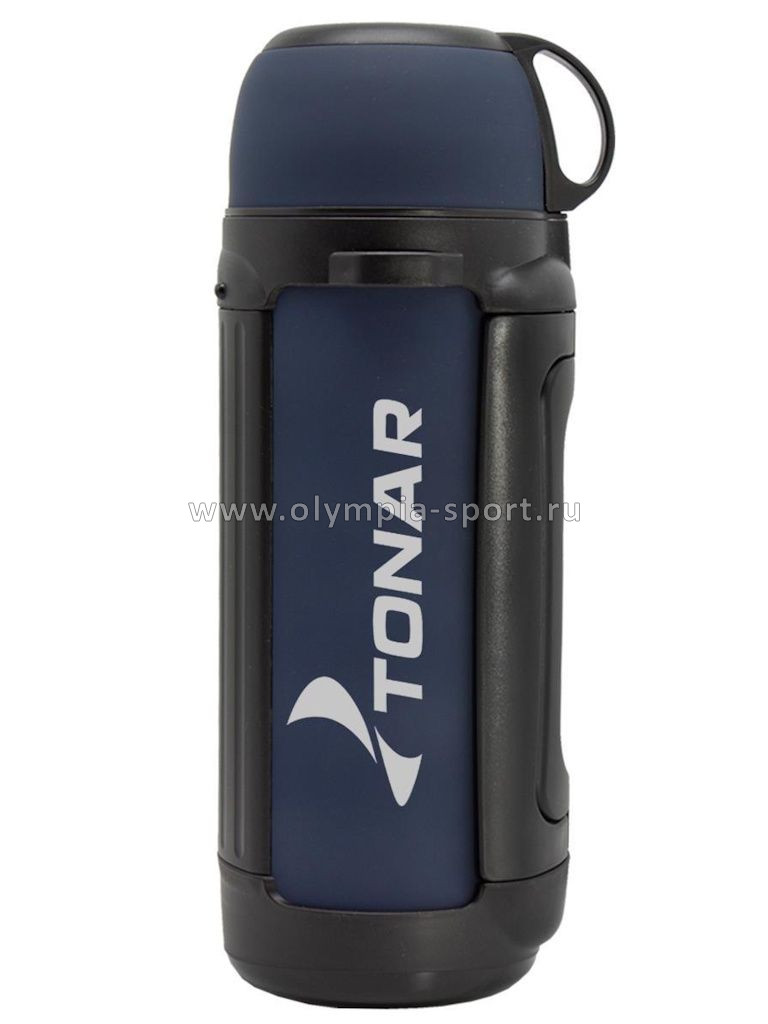 Термос Тонар 1700ML (крышка-кружка с ручк, доп.пл.чашка, скл.ручки, ремень)